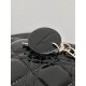 Dior Micro Lady D-Joy Bag in Patent Cannage Calfskin - Black 