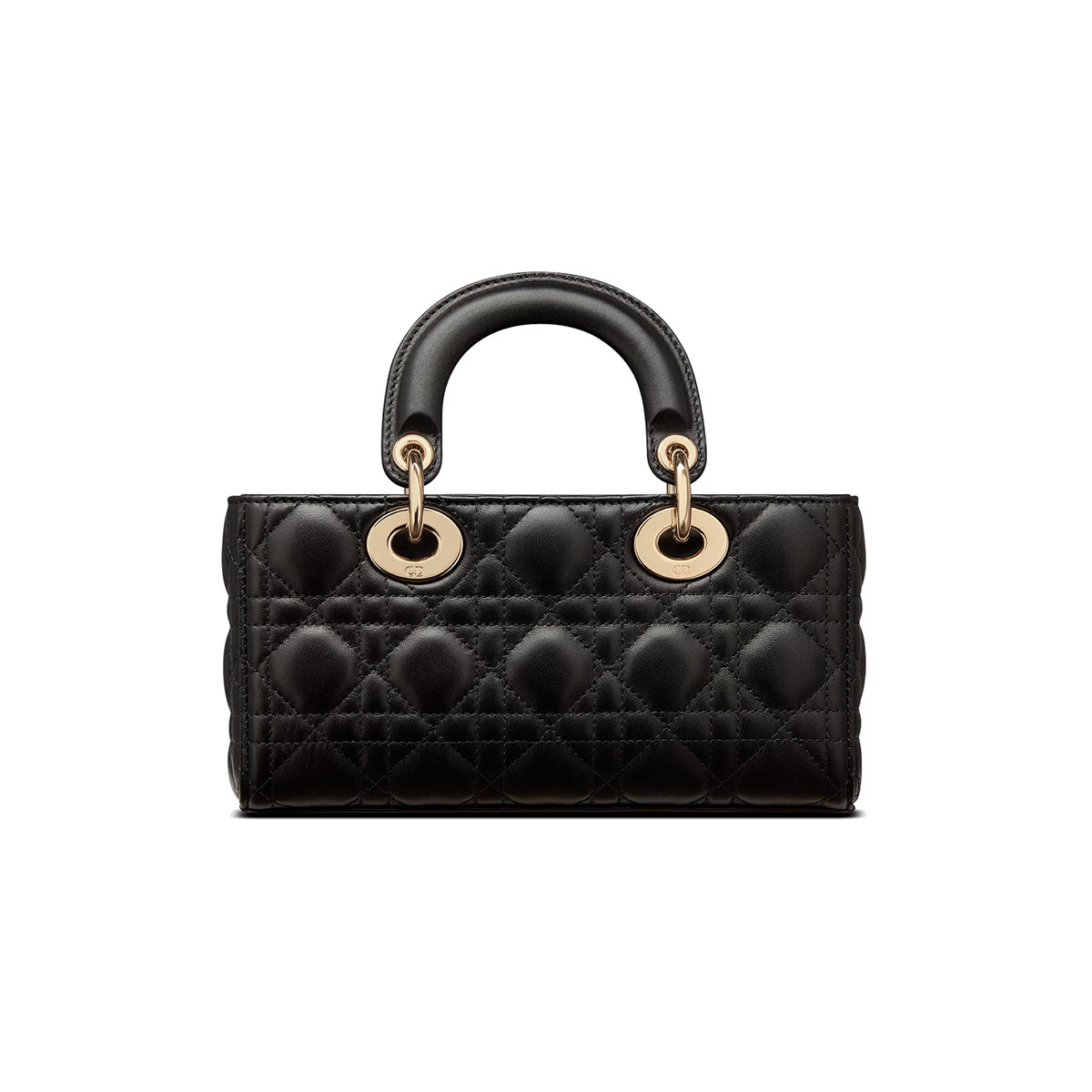 Dior Small Lady D-Joy Bag in Cannage Lambskin - Black