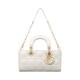 Dior Small Lady D-Joy Bag in Cannage Lambskin - Latte