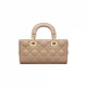 Dior Small Lady D-Joy Bag in Cannage Lambskin - Biscuit