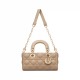 Dior Small Lady D-Joy Bag in Cannage Lambskin - Biscuit