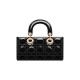 Dior Small Lady D-Joy Bag in Patent Cannage Calfskin - Black