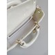 Dior Small Lady D-Joy Bag in Patent Cannage Calfskin - Latte