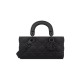 Dior Small Lady D-Joy Bag in Cannage Calfskin - Ultramatte Black 