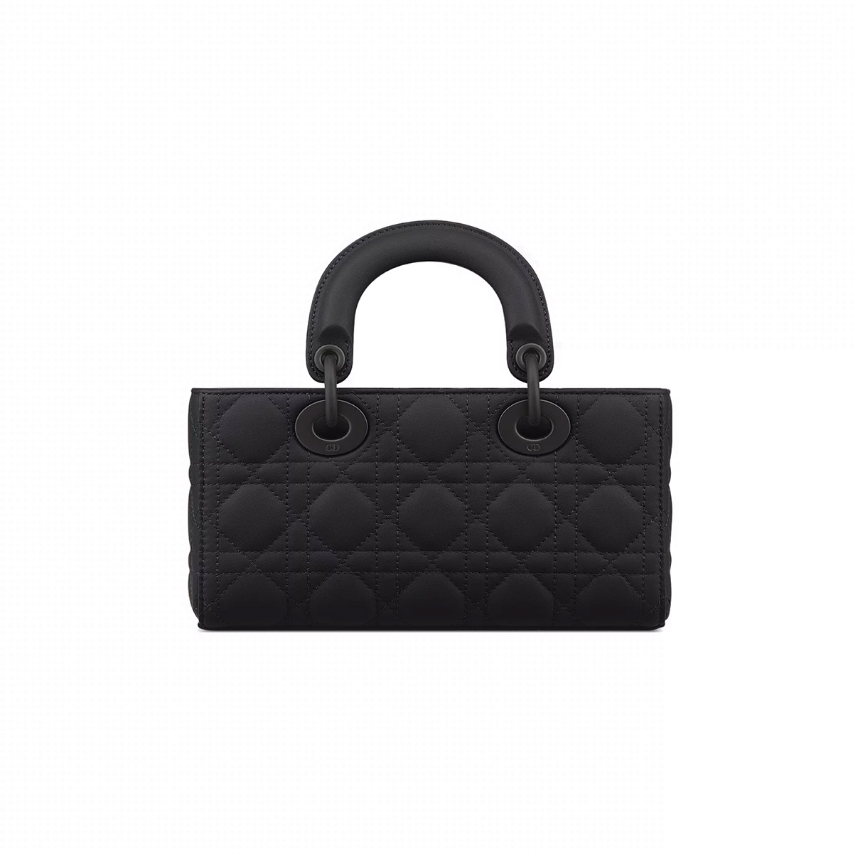 Dior Small Lady D-Joy Bag in Cannage Calfskin - Ultramatte Black 