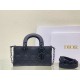 Dior Small Lady D-Joy Bag in Cannage Calfskin - Ultramatte Black 