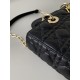 Dior Medium Lady D-Joy Bag in Cannage Lambskin - Black 