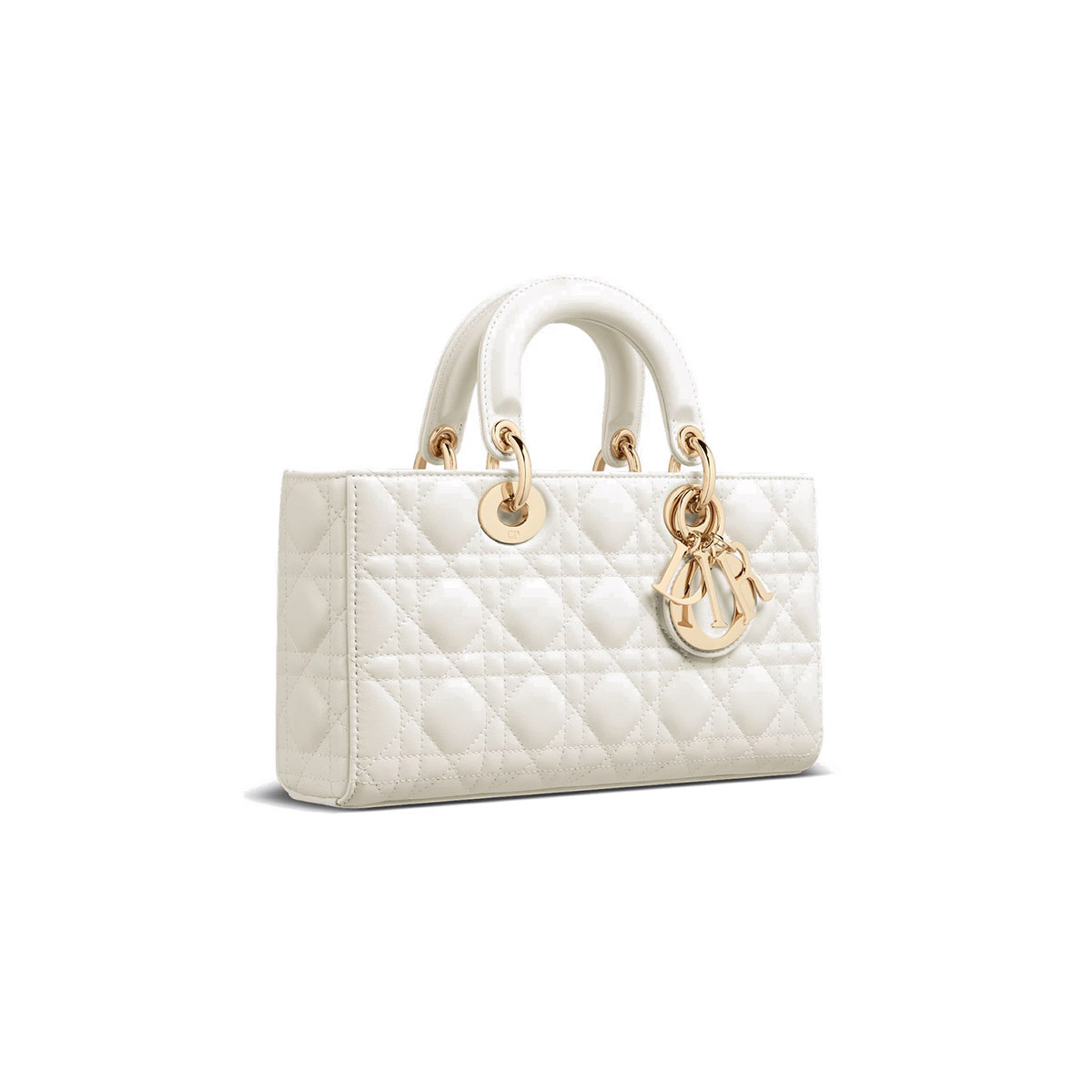 Dior Medium Lady D-Joy Bag in Cannage Lambskin - Latte