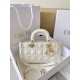 Dior Medium Lady D-Joy Bag in Cannage Lambskin - Latte