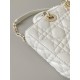 Dior Medium Lady D-Joy Bag in Cannage Lambskin - Latte