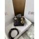 Dior Micro Lady Dior Bag in Cannage Lambskin - Black