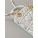 Dior Micro Lady Dior Bag in Cannage Lambskin - Latte