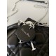 Dior Mini Lady Dior Bag in Cannage Lambskin - Black & Silver