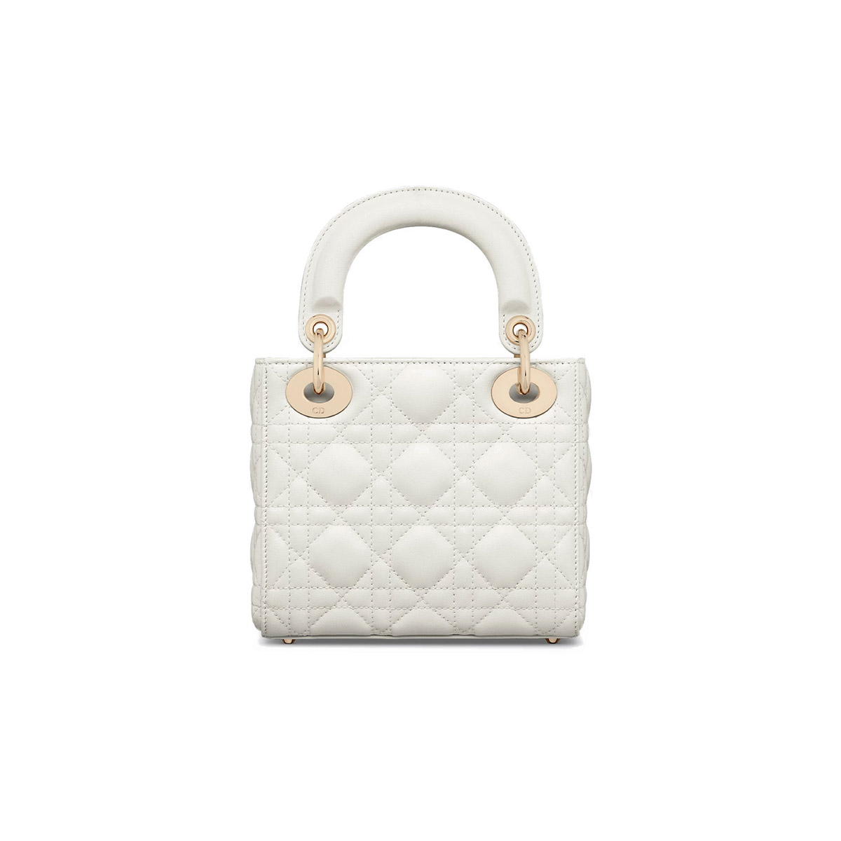 Dior Mini Lady Dior Bag in Cannage Lambskin - Latte