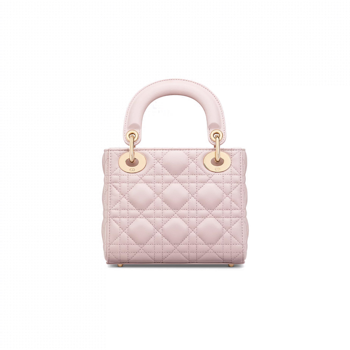 Dior Mini Lady Dior Bag in Cannage Lambskin - Pink