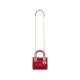 Dior Mini Lady Dior Bag in Patent Cannage Calfskin - Cherry Red