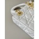 Dior Small Lady Dior Bag in Cannage Lambskin - Latte