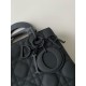 Dior Small Lady Dior Bag in Cannage Calfskin - Ultramatte Black