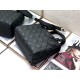 Dior Medium Lady Dior Bag in Cannage Calfskin - Ultramatte Black