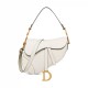 Dior Saddle Bag with Strap in Grained Calfskin - Lattte