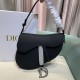 Dior Saddle Bag in Calfskin - Ultramatte Black