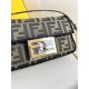 FENDI TIMELESS Baguette Mini Brown FF Jacquard Fabric Bag