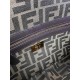 FENDI TIMELESS Baguette Brown FF Jacquard Fabric Bag