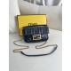 FENDI TIMELESS Baguette Mini Black Nappa Leather Bag With FF Motif