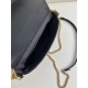 FENDI TIMELESS Baguette Mini Black Nappa Leather Bag With FF Motif