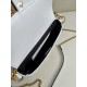 FENDI TIMELESS Baguette Mini White Nappa Leather Bag With FF Motif