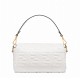 FENDI TIMELESS Baguette White Nappa Leather Bag With FF Motif