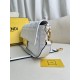 FENDI TIMELESS Baguette White Nappa Leather Bag With FF Motif