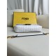 FENDI TIMELESS Baguette White Nappa Leather Bag With FF Motif