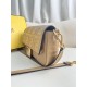 FENDI TIMELESS Baguette Beige Nappa Leather Bag With FF Motif