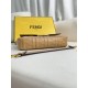 FENDI TIMELESS Baguette Beige Nappa Leather Bag With FF Motif