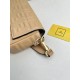 FENDI TIMELESS Baguette Beige Nappa Leather Bag With FF Motif