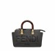 FENDI By The Way Mini Black Boston Bag In Leather