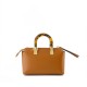 FENDI By The Way Mini Brown Boston Bag In Leather