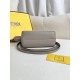 FENDI By The Way Mini Grey Boston Bag In Leather