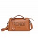 FENDI By The Way Medium Brown Leather Boston Bag