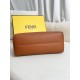 FENDI By The Way Medium Brown Leather Boston Bag