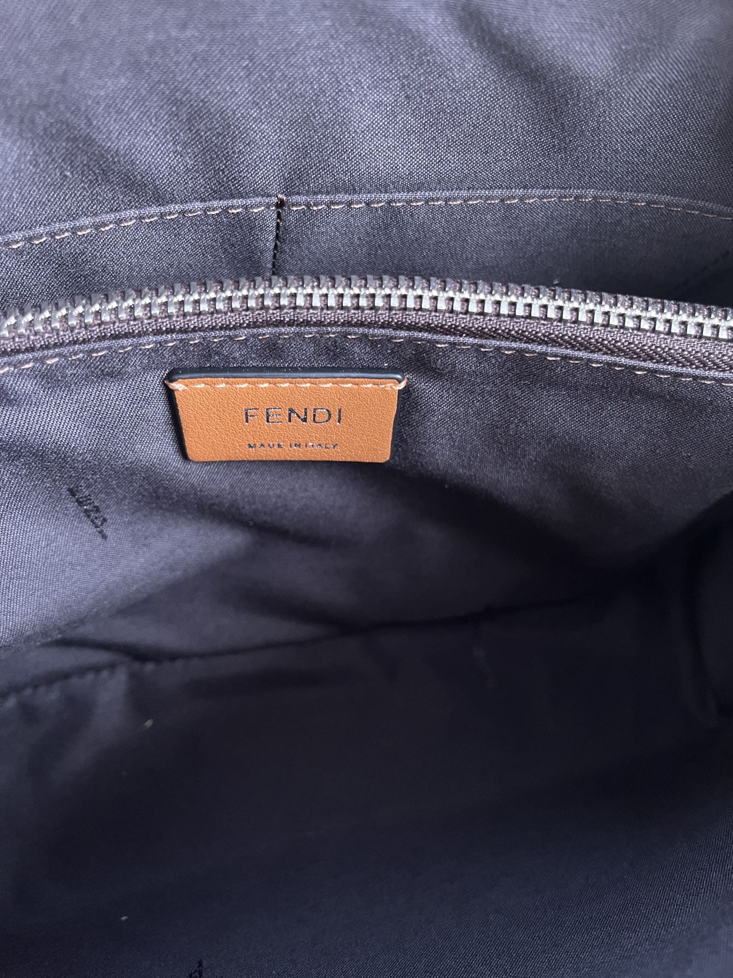 FENDI By The Way Medium Brown Leather Boston Bag