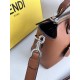 FENDI By The Way Medium Brown Leather Boston Bag