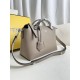 FENDI By The Way Medium Beige Leather Boston Bag