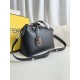 FENDI By The Way Medium Boston Bag In Black Leather