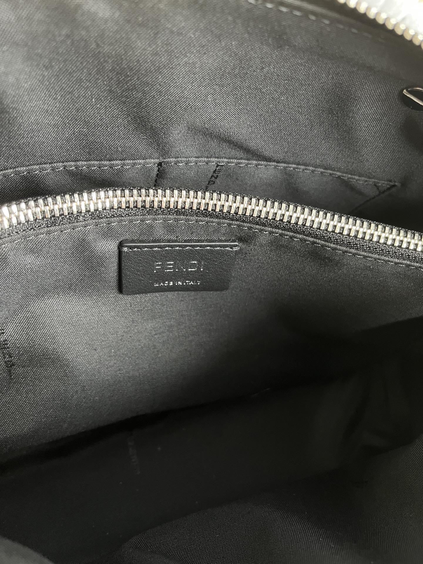 FENDI By The Way Medium Boston Bag In Black Leather