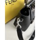 FENDI By The Way Medium Boston Bag In Black Leather