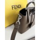 FENDI By The Way Medium Boston Bag In Brown Leather