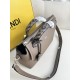 FENDI By The Way Medium Boston Bag In Brown Leather