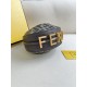 FENDI TIMELESS Fendigraphy Mini Brown FF Jacquard Fabric Bag